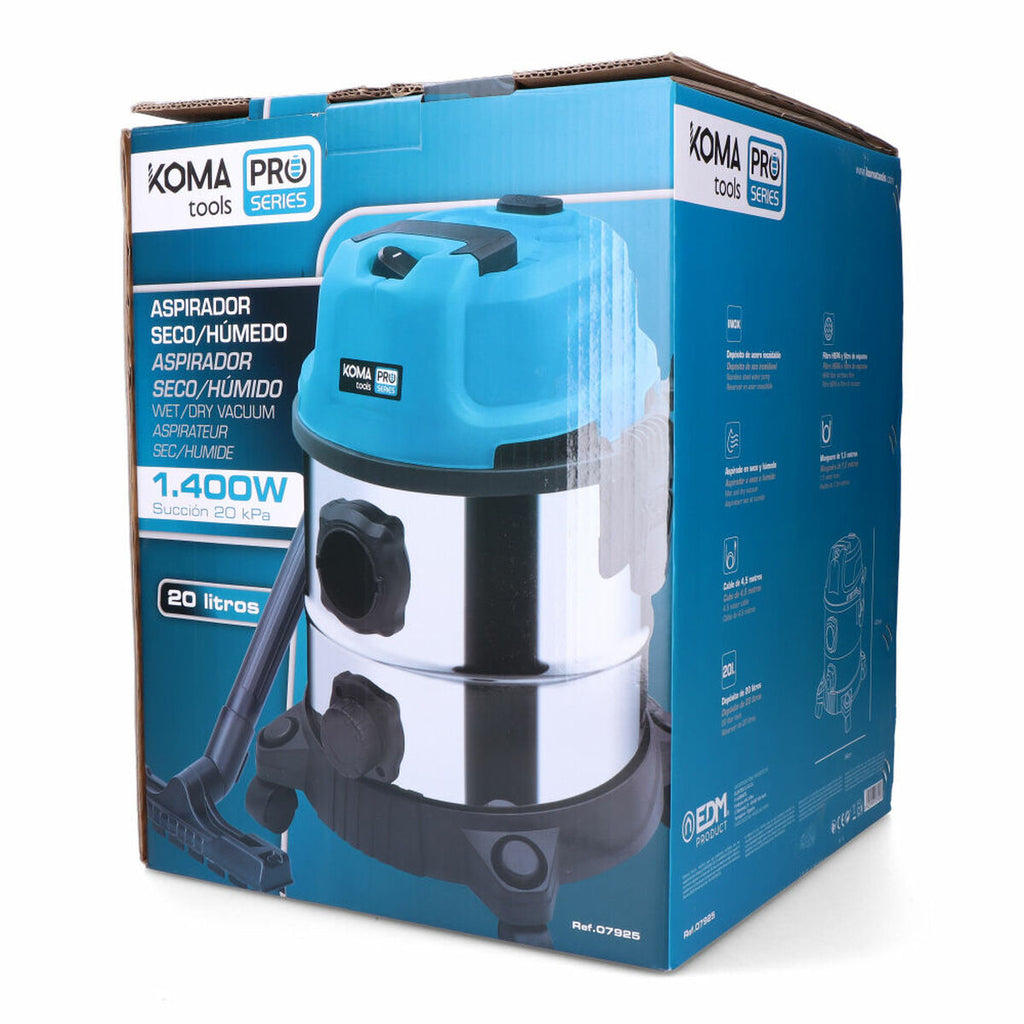 vacuum cleaner Koma Tools 1400 W 20 L-1