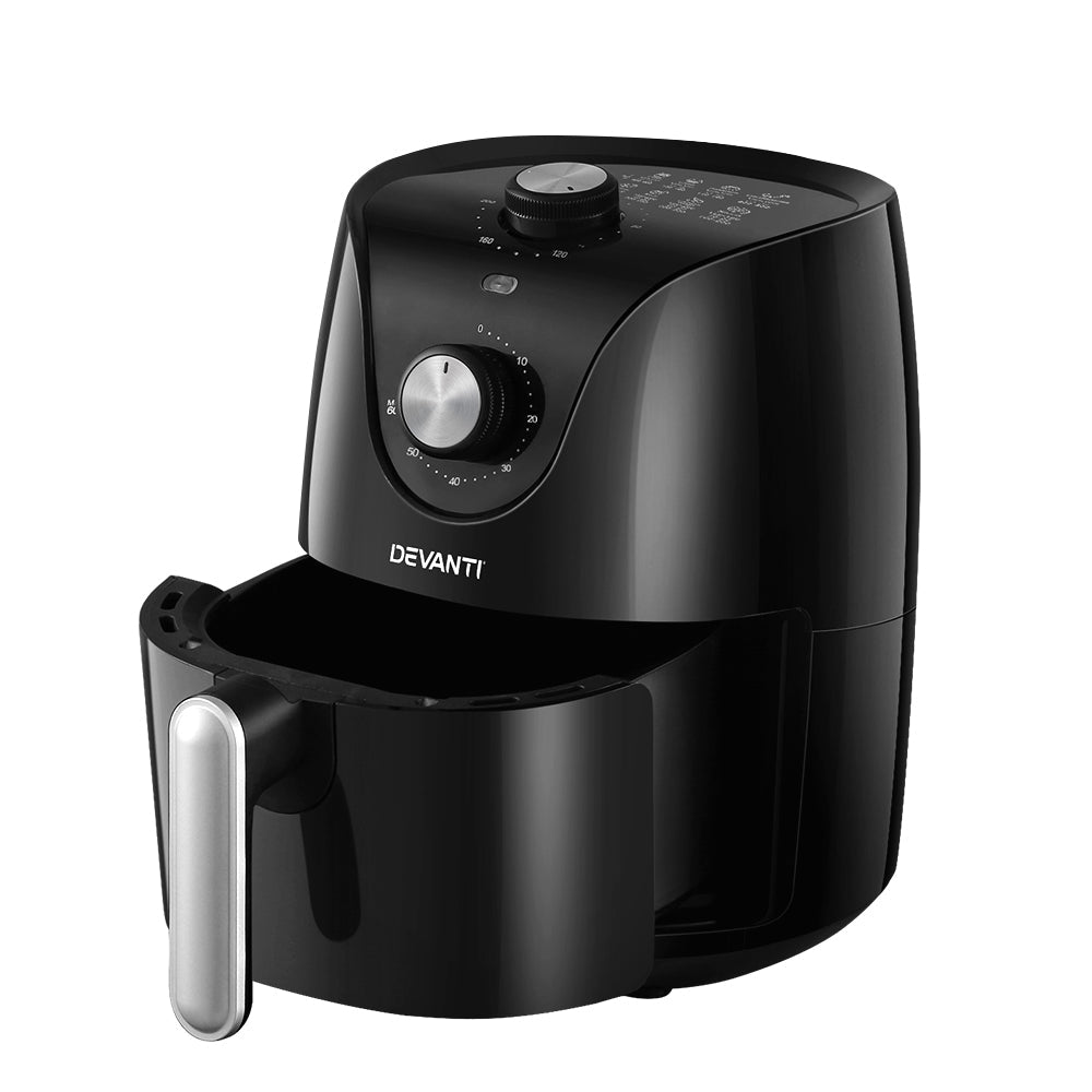 NNEDSZ Devanti Air Fryer 2.5L Knob Fryers-0