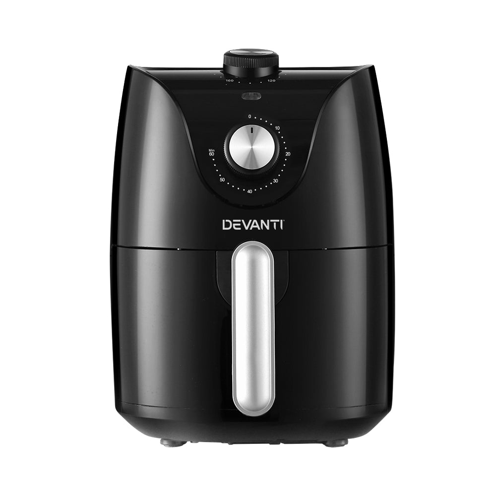 NNEDSZ Devanti Air Fryer 2.5L Knob Fryers-2