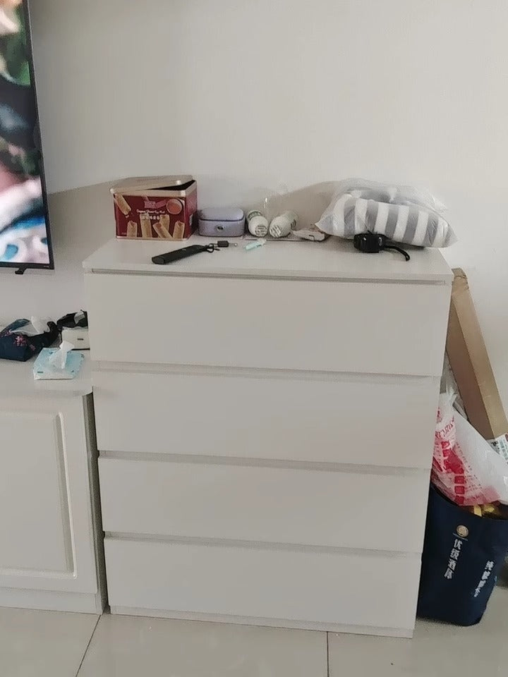 NNETB Solid Wood 5-Drawer Storage Cabinet for Bedroom-1