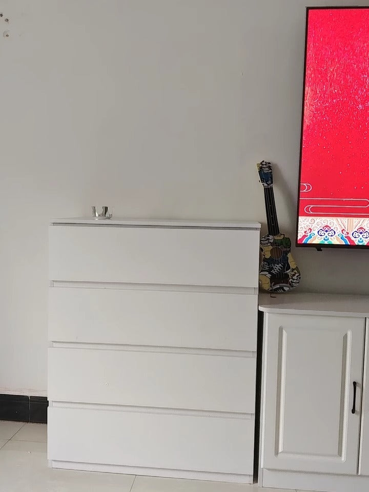 NNETB Solid Wood 5-Drawer Storage Cabinet for Bedroom-3