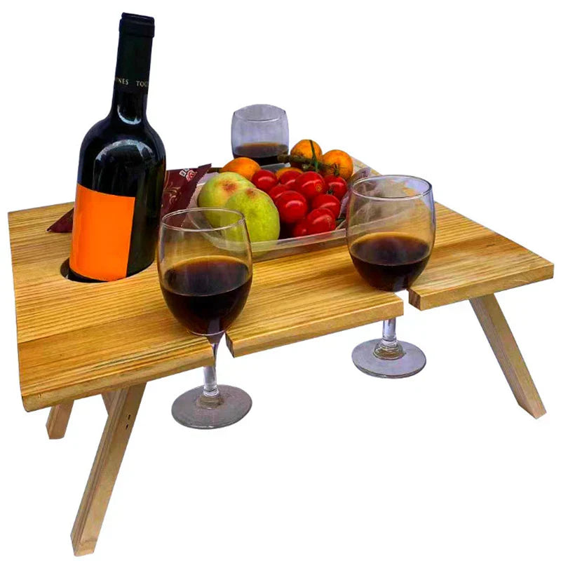 NNEOBA Wooden Folding Picnic Table-2