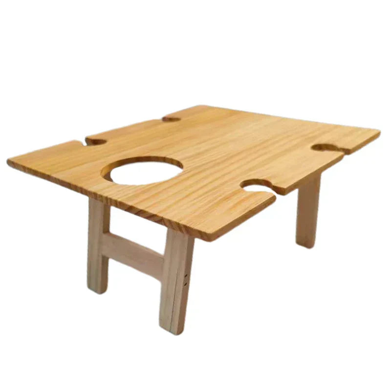 NNEOBA Wooden Folding Picnic Table-0